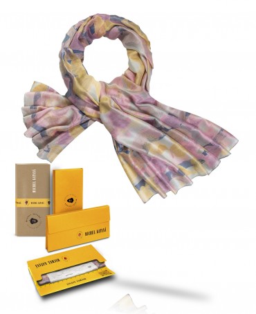 Палантин Женский SN40-OMBRE/PASTEL